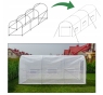 Посилена садова теплиця парник LEOBRO Garden 10м2 White (LB-10M25W) - 4