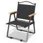 Кемпінгове крісло LEOBRO Чорне Велике (CH-S02-L) - 1