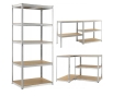Стеллаж LEOBRO Premium 180 х 90 х 40 см, 175кг/полка, 5 полок (LB-R175-GAN) - 2