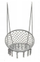 Гойдалка гніздо 110 см плетена FUNFIT Gray (2766) - 1