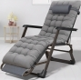 Раскладное кресло кровать с подушкой LEOBRO Темно-серый (LB-FCB-G1-GRY) - 1