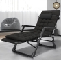 Розкладне крісло ліжко з подушкою LEOBRO Чорний (LB-FCB-G1-BLK) - 2