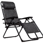 Розкладне крісло шезлонг LEOBRO Zero Gravity Dark Grey (LB-ZGC-F1-DGR) - 1