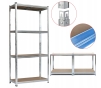 Стелаж LEOBRO Premium 180 х 90 х 30 см, 175кг/полиця, 4 полиці (LB-R101) - 1