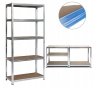 Стелаж LEOBRO Premium 180 х 90 х 40 см, 175кг/полиця, 5 полиць (LB-R104) - 1