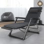 Розкладне крісло ліжко з подушкою LEOBRO Темно-сіре (LB-FCB-G2-BLK) - 1