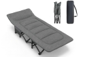 Туристична похідна розкладачка з вбудованим матрацом LEOBRO Grey (LB-CC-K1-GRY) - 1