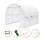 Садова теплиця парник LEOBRO Garden 6м2 White (LB-G101-WHT) - 1