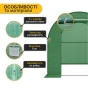 Садова теплиця парник LEOBRO Garden 9м2 Green (LB-G102-GRN) - 4
