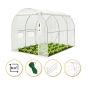 Садова теплиця парник LEOBRO Garden 6м2 White MultiDoor (LB-G111-WHT) - 1
