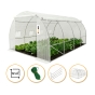 Садова теплиця парник LEOBRO Garden 12м2 White MultiDoor (LB-G113-WHT) - 1
