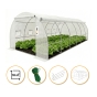 Садова теплиця парник LEOBRO Garden 18м2 White MultiDoor (LB-G114-WHT) - 1