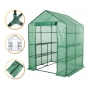Стелаж-теплиця LEOBRO 143x143x195 см на 8 полиць Green (LB-G122) - 1