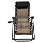Раскладное кресло шезлонг LEOBRO Zero Gravity Premium Grey Rattan (LB-ZGC-G2-RG) - 4