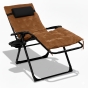 Крісло шезлонг LEOBRO Zero Gravity Premium Plus Brown Velvet (LB-ZGC-K3-BRN) - 3