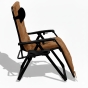Крісло шезлонг LEOBRO Zero Gravity Premium Plus Brown Velvet (LB-ZGC-K3-BRN) - 4