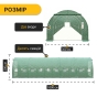 Посилена садова теплиця парник LEOBRO Garden 30м2 Green (LB-G126-GRN) - 2