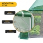 Посилена садова теплиця парник LEOBRO Garden 36м2 Green Mosquito Door (LB-G129-GRN) - 8