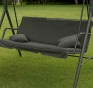 УЦІНКА! Гойдалка з подушками на 3 особи LEOBRO Grey (LB-SW3-D3-GRY) - 2