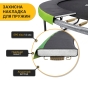 Батут з внутрішньою захисною сіткою 252 см LEOBRO Premium Pro 8FT GREEN (LB-1099) - 5