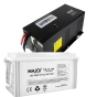 Комплект Volt Polska SINUS PRO 2400 W 12/230V 1600/2400W + Аккумулятор MAXX GEL DEEP VRLA 120Ah 12V - 1