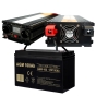 Комплект 4SUN MAXX SINUS 2000 W 12/230V 1000/2000W + VOLT AGM VRLA 100Ah 12V - 1