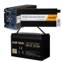 Комплект аварійного живлення 4SUN MAXX SINUS 4000W + Акумулятор VOLT AGM 100Ah (20А) - 1