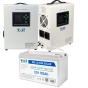 Комплект Volt Polska SINUS PRO 1200 E PLUS 12/230V 800/1200W + Аккумулятор GEL 12V 110 Ah - 1