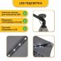 Складна садова парасоля з боковим подовжувачем та LED підсвіткою LEOBRO Сіра (LB-1083) - 6