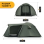 Туристичний намет LEOBRO Pro Camp Haki (LB-1089) - 7