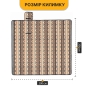 Килимок водонепроникний LEOBRO для пікніка та пляжу XXL 200 x 200 см (LB-1092) - 2