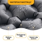 Надувний похідний килимок матрац LEOBRO Air Mat 190 x 60 см Grey (LB-1094) - 3