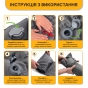 Надувний похідний килимок матрац LEOBRO Air Mat 190 x 60 см Grey (LB-1094) - 6