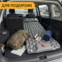 Надувний похідний килимок матрац LEOBRO Air Mat 190 x 60 см Grey (LB-1094) - 8