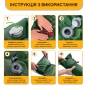 Надувний похідний килимок матрац LEOBRO Air Mat 190 x 60 см Green (LB-1095) - 6