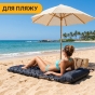 Надувний похідний килимок матрац LEOBRO Air Mat 190 x 60 см Blue (LB-1096) - 9