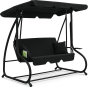 Велика гойдалка з подушками LEOBRO Luxury Black (LB-1041) - 1