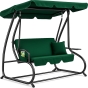Велика гойдалка з подушками LEOBRO Luxury Green (LB-1043) - 1