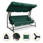 Велика гойдалка з подушками LEOBRO Luxury Plus Green (LB-1050) - 1