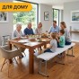 Раскладная туристическая скамейка LEOBRO Tourismo 180 x 27 см (LB-1062) - 6
