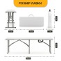 Раскладная туристическая скамейка LEOBRO Tourismo 180 x 27 см (LB-1062) - 9
