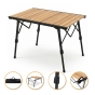 Раскладной туристический стол LEOBRO Pro Camp Wood Alu (LB-1063) - 1