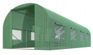 Садова теплиця з вікнами Plonos 13,5 m2 Зелена = 300х450х200 см (4917)