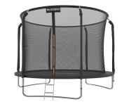 Батут із внутрішньою захисною сіткою 252 см LEOBRO Premium 8FT BLACK