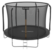 Батут із внутрішньою захисною сіткою 252 см LEOBRO Premium 8FT BLACK