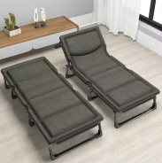 Розкладне ліжко (розкладачка) LEOBRO Темно-сіре