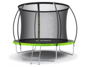 Батут із внутрішньою захисною сіткою 312 см LEOBRO Pro 10FT GREEN