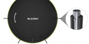 Батут із внутрішньою захисною сіткою 312 см LEOBRO Pro 10FT GREEN
