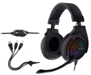Комп'ютерна аудіо гарнітура Tracer GAMEZONE Aligator RGB Rainbow LED (TRASLU46466)