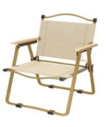 Кемпінгове крісло LEOBRO Бежеве Велике (CH-S04-L)
